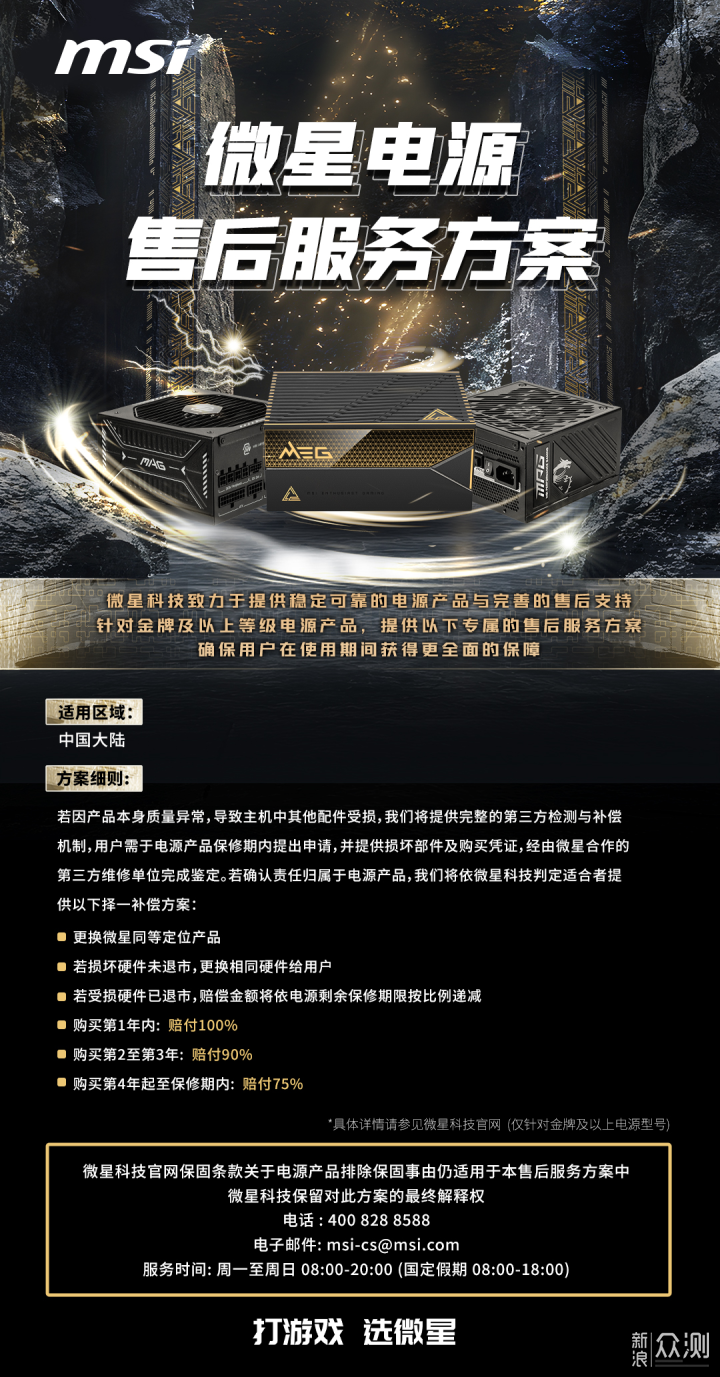 5080顯卡良配 微星MAG A850GLS PCIE5電源實測_新浪眾測