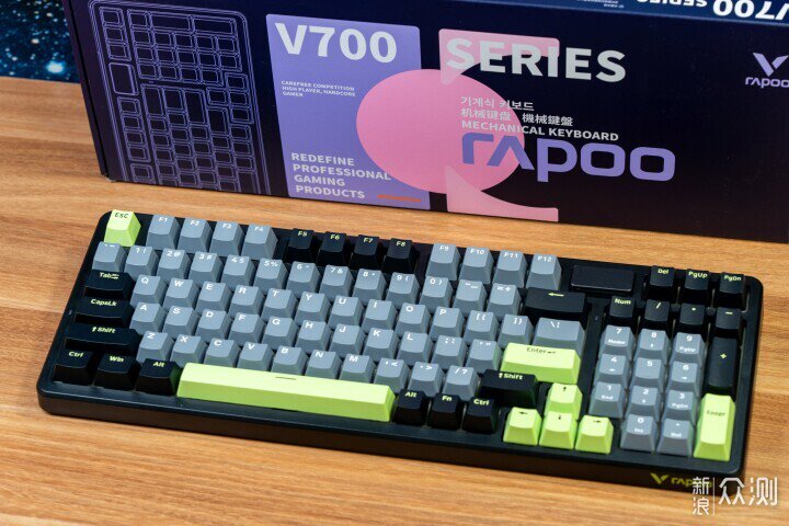 續航超長、手感超棒!雷柏V700DIY-98太好用了_新浪眾測