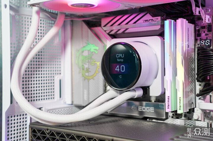 可以偷偷看B站的水冷散熱器,新品首發微星實測 可以偷偷看B站的水冷散熱器,新品首發微星實測