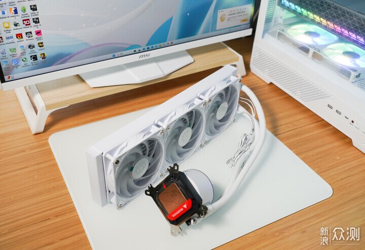 可以偷偷看B站的水冷散熱器,新品首發微星實測_新浪眾測