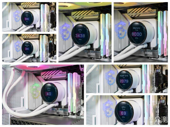 可以偷偷看B站的水冷散熱器,新品首發微星實測_新浪眾測