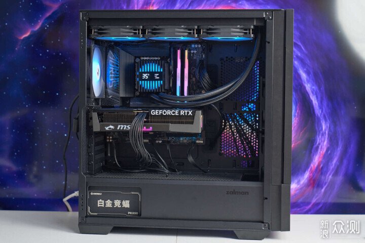 自帶超大屏幕?ZALMAN 思民 Z10 DS 機箱開箱_新浪眾測