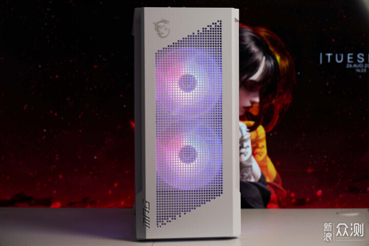 升級壓紋線,整體更安靜微星MAGA850GLSPCIE5_新浪眾測
