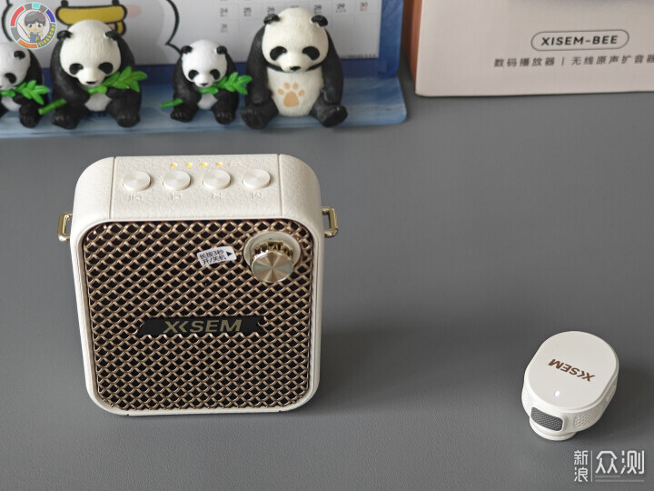 西聖Bee小蜜蜂擴音器,雙模式擴音自由佩戴_新浪眾測