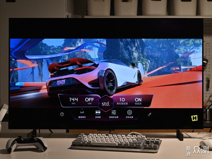 電視當大屏顯示器就是實惠！LG OLED 42C5分享_新浪眾測