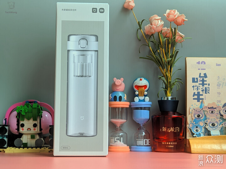 小米磁吸茶倉杯：獨立茶倉一按即泡隨時喝好茶_新浪眾測