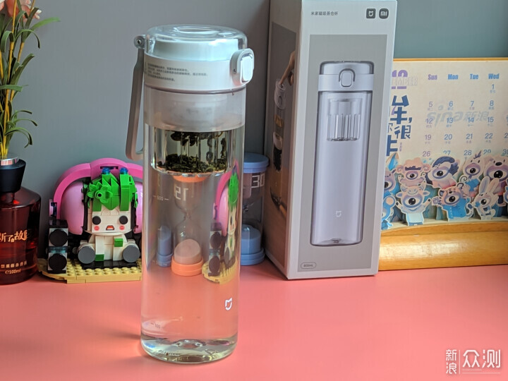 小米磁吸茶倉杯：獨立茶倉一按即泡隨時喝好茶_新浪眾測