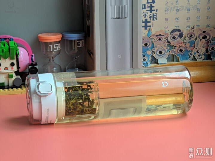 小米磁吸茶倉杯：獨立茶倉一按即泡隨時喝好茶_新浪眾測