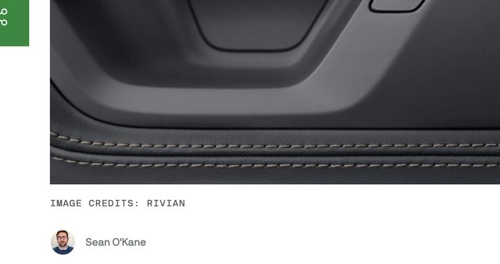 外媒：Rivian 正在重新设计 R2 SUV 的门把手，以提高安全性