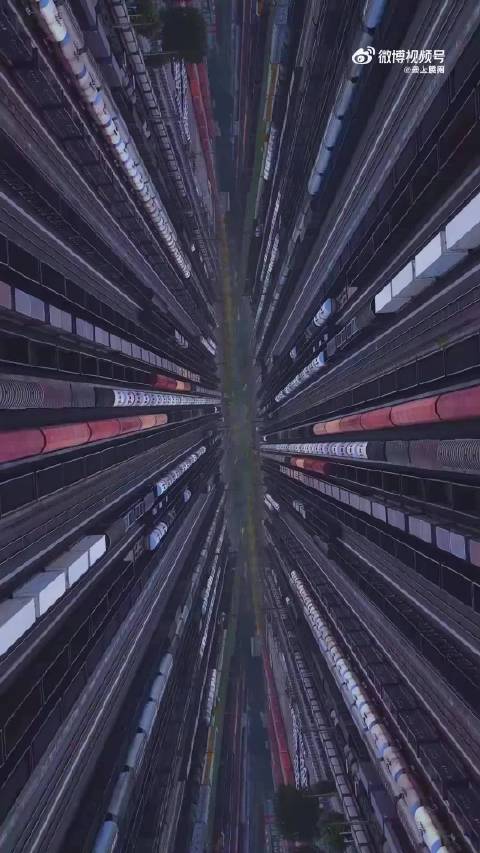 铁路编组场版“盗梦空间”，主打一个壮观！