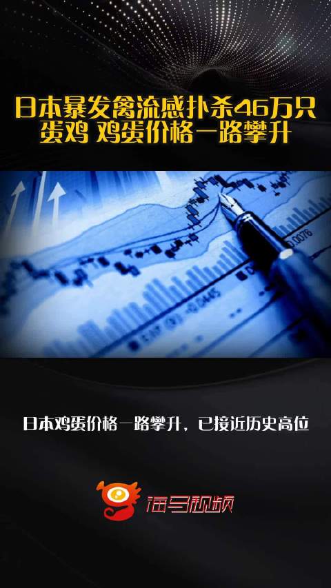 日本暴发禽流感扑杀46万只蛋鸡 鸡蛋价格一路攀升