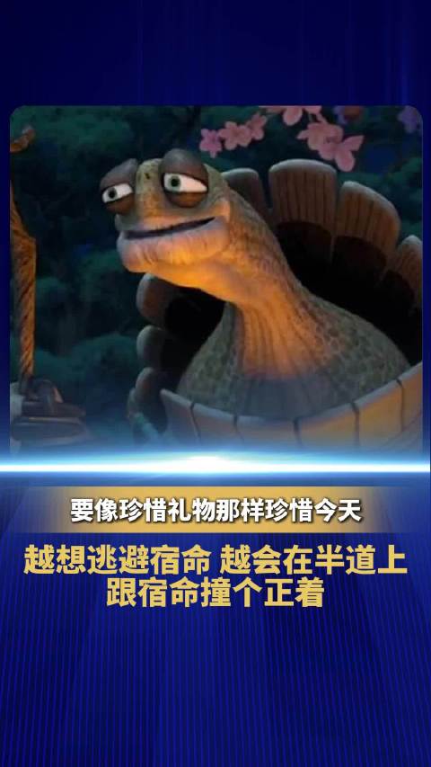 功夫熊猫谈珍惜今天