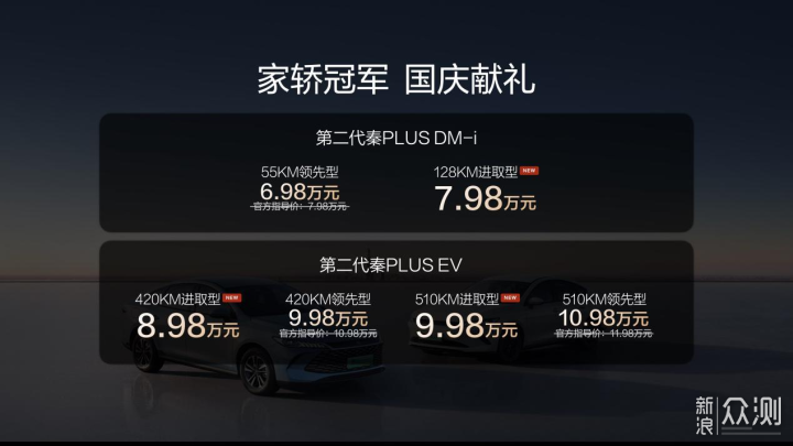 不到7萬買新車？比亞迪第二代秦PLUS上市_新浪眾測