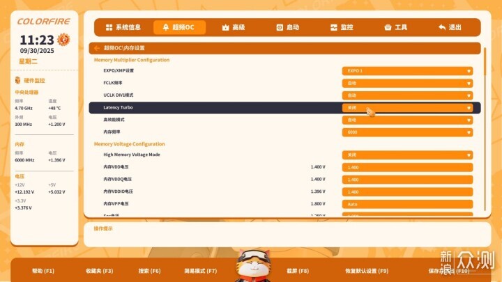 性價比拉滿,七彩虹B850M MEOW WIFI7主板測試_新浪眾測