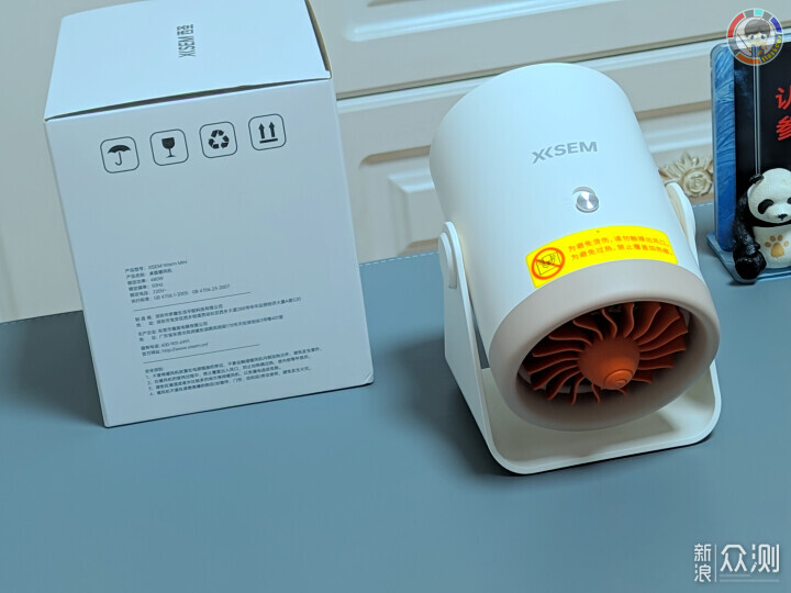 西聖桌面暖風機mini,全場景高效取暖卻不費電_新浪眾測