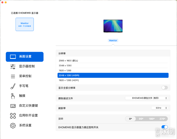 高性能,全功能,LG護眼屏 EHOMEWEI Q5便攜屏_新浪眾測