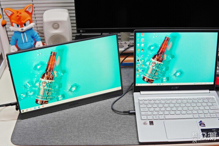 外觀顏值+畫質色彩雙在線，ARZOPA便攜顯示器_新浪眾測