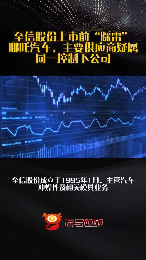 至信股份上市前“踩雷”哪吒汽车，主要供应商疑属同一控制下公司