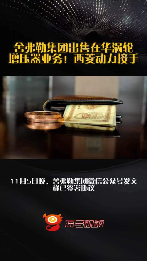 舍弗勒集团出售在华涡轮增压器业务！西菱动力接手