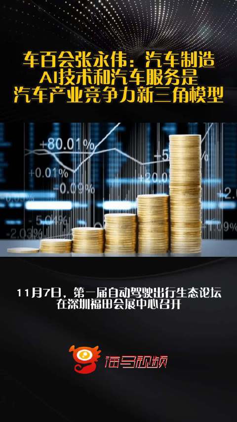车百会张永伟：汽车制造、AI技术和汽车服务是汽车产业竞争力新三角模型
