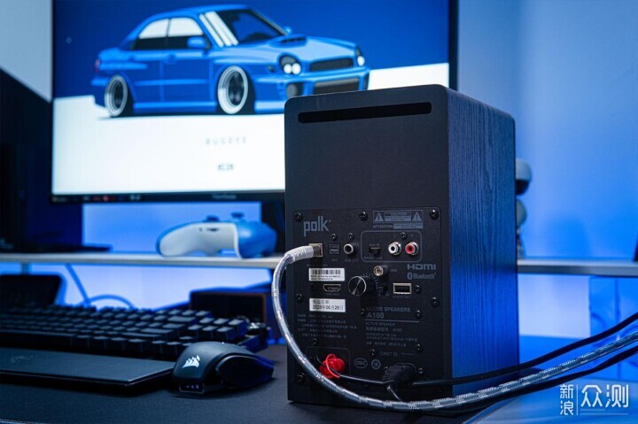 適合桌面放置,Polk A100有源音箱體驗_新浪眾測