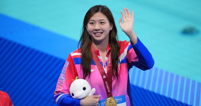 十五运｜再夺一金！唐钱婷摘得女子50米蛙泳金牌