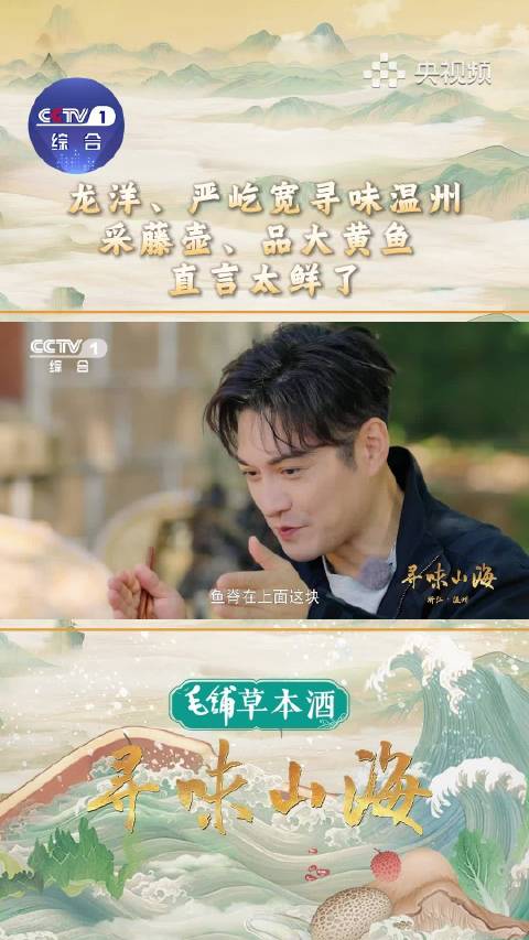 龙洋严屹宽盛赞温州大黄鱼