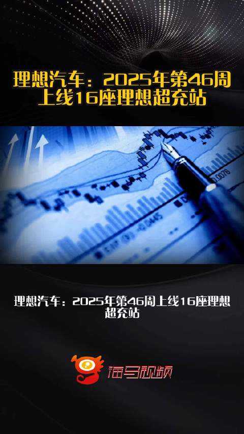 理想汽车：2025年第46周上线16座理想超充站