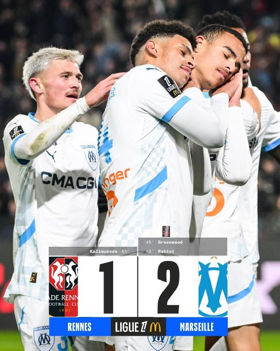 格林伍德领衔马赛锋线，南部球队能否终结巴黎垄断？