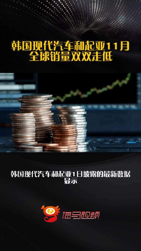 韩国现代汽车和起亚11月全球销量双双走低