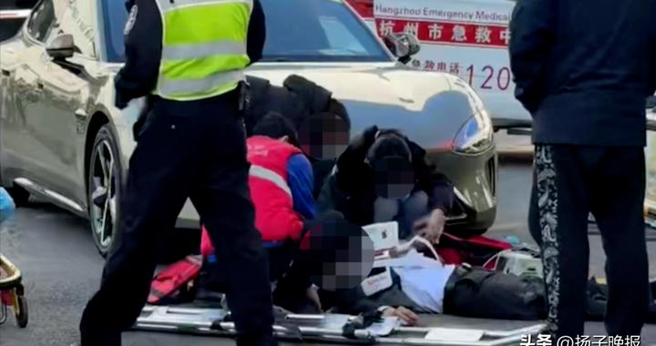 杭州一小米新车主还未开出园区便撞倒人，被撞者已不幸离世