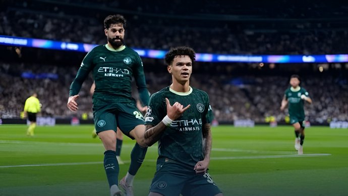 曼城2-1逆转皇马 升至欧冠第四