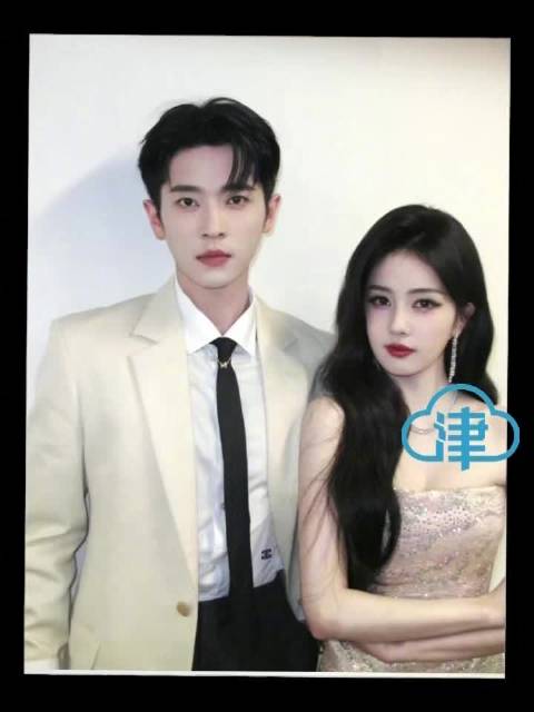 白鹿晒与丞磊孟子义后台合照，感谢孟子义冬至投喂