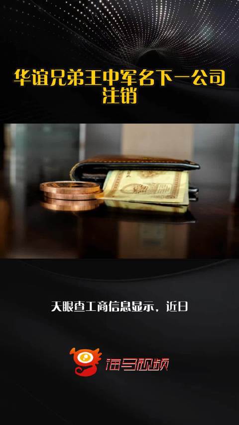 华谊兄弟王中军名下一公司注销