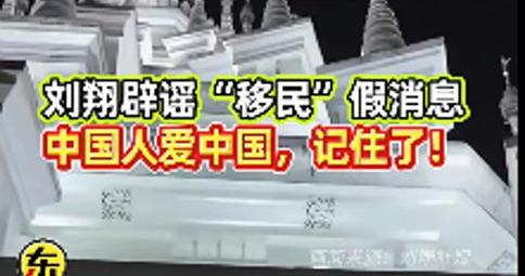 热搜第一！刘翔回应移民美国：中国人爱中国，记住了！