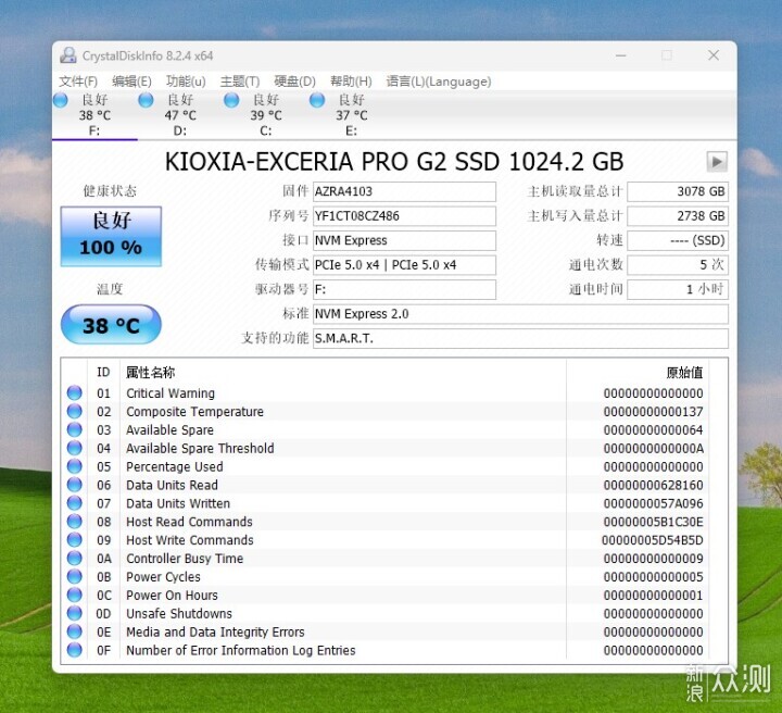 14GB/s狂飆！鎧俠PCIe 5.0 固態硬盤實測_新浪眾測
