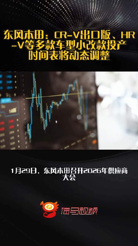 东风本田：CR-V出口版、HR-V等多款车型小改款投产时间表将动态调整