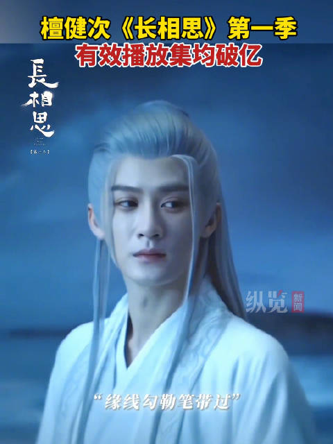 檀健次长相思1有效播放集均破亿