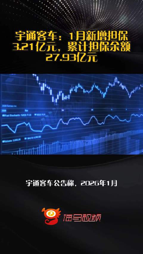 宇通客车：1月新增担保3.21亿元，累计担保余额27.93亿元
