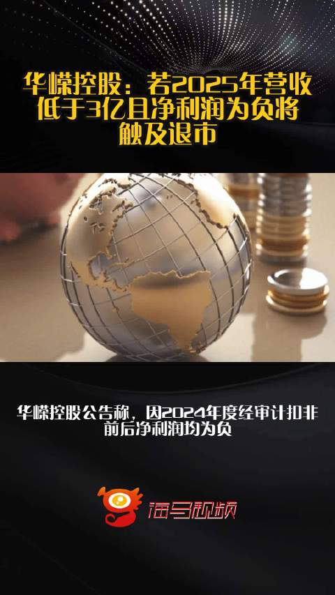 华嵘控股：若2025年营收低于3亿且净利润为负将触及退市