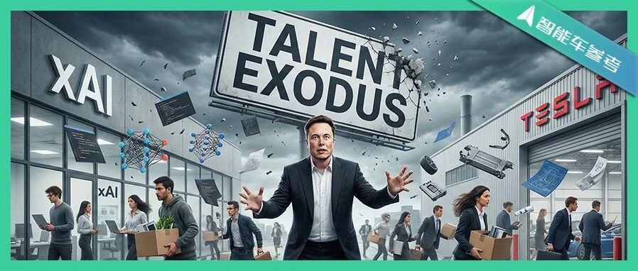 马斯克遭遇人才离职潮：特斯拉13年高管离职，杭州AI天才也走了
