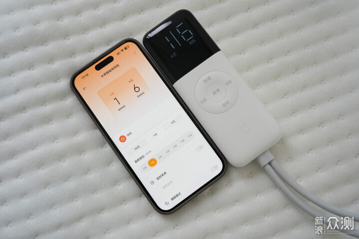 米家單人智能電熱毯，告別冰被窩！_新浪眾測