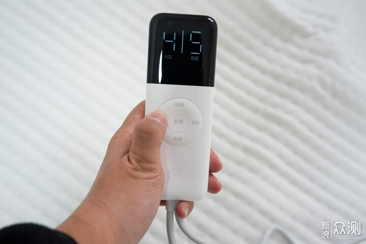 米家單人智能電熱毯，告別冰被窩！_新浪眾測