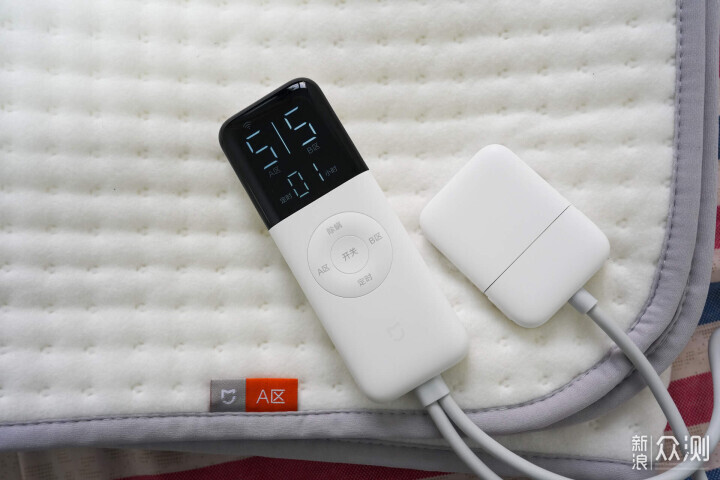 米家單人智能電熱毯，告別冰被窩！_新浪眾測