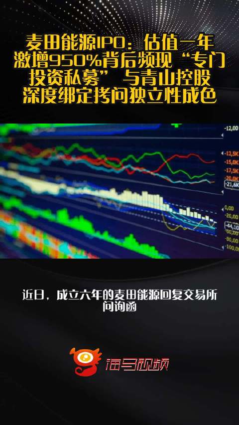 麦田能源IPO：估值一年激增950%背后频现“专门投资私募” 与青山控股深度绑定拷问独立性成色