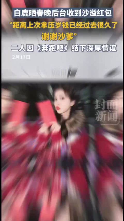 沙溢给白鹿发了多少压岁钱