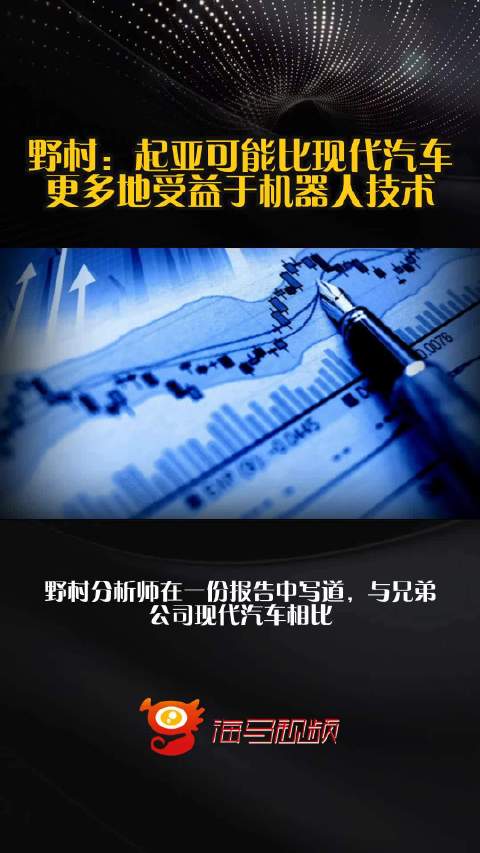 野村：起亚可能比现代汽车更多地受益于机器人技术