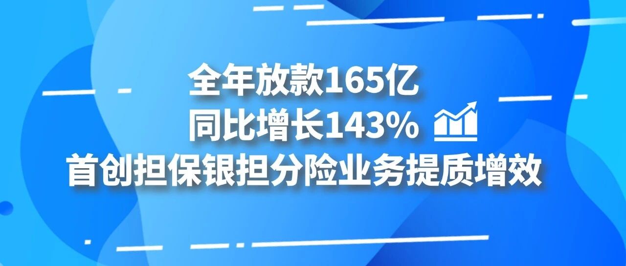 首创担保 | 放款165亿！2025年银担分险业务同比增长143%