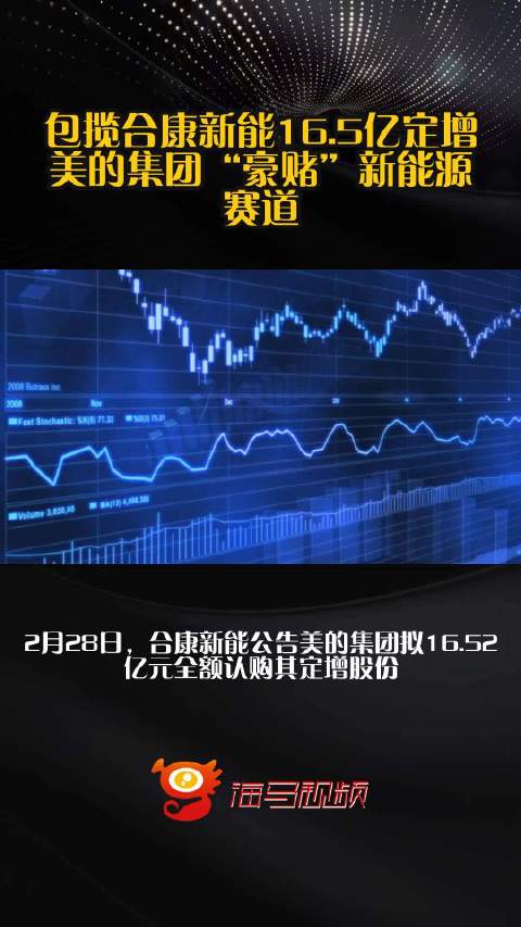 包揽合康新能16.5亿定增，美的集团“豪赌”新能源赛道