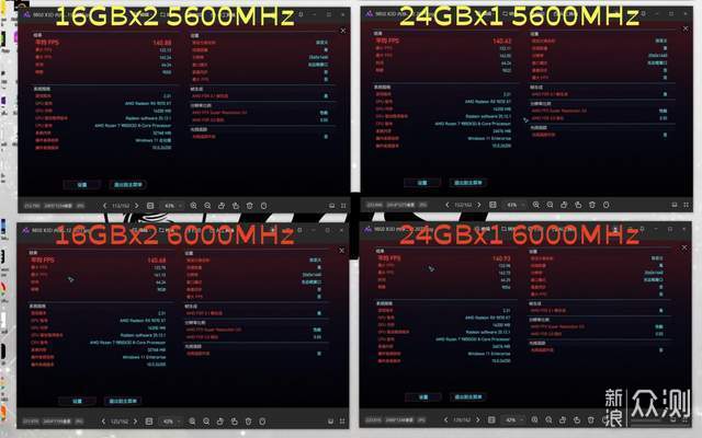 單條24GB vs 雙條16GBx2誰更強,實測出人意料_新浪眾測